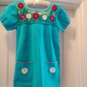 Girls Embroidered Dress